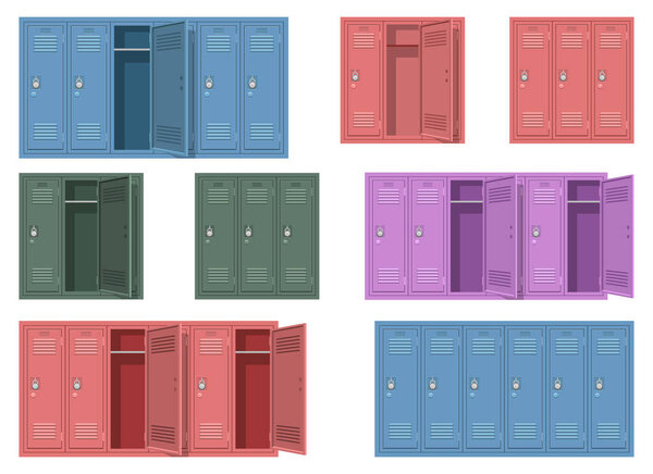 School locker vector design illustration isolated on white background