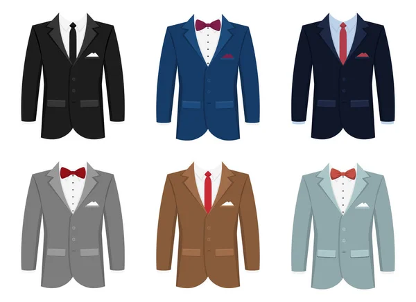 Tuxedo Vector Ontwerp Illustratie Geïsoleerd Witte Achtergrond — Stockvector