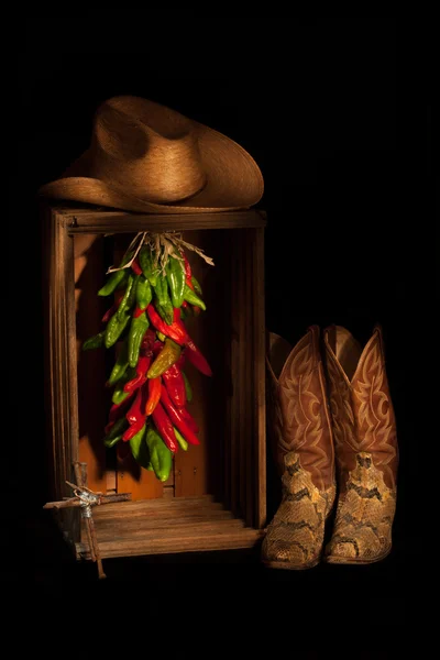 Cowboy Ristra con Croce — Foto Stock