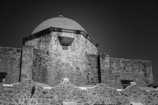 San Jose Mission in Black and White — Stock Photo, Image