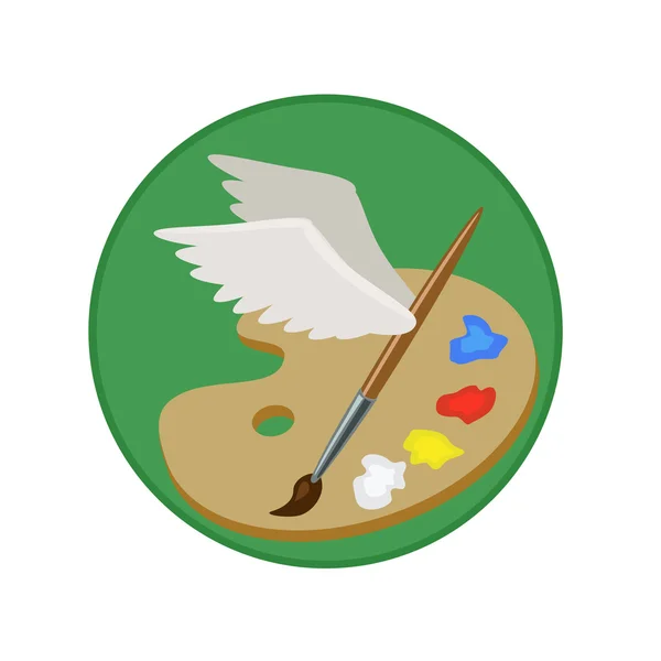 Fırça kanatları sanatçı