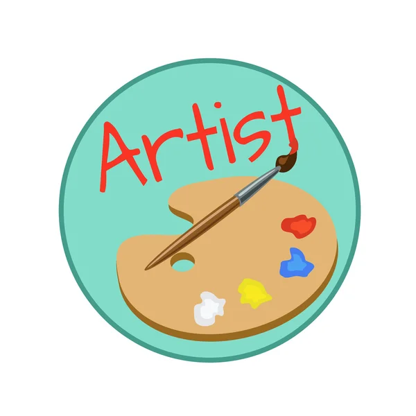 Sanatçı fırça boyama