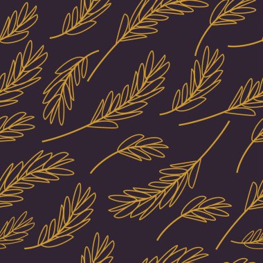 Fotoğraf ve posterler için bir çiçek vektör çerçevesi çizimi