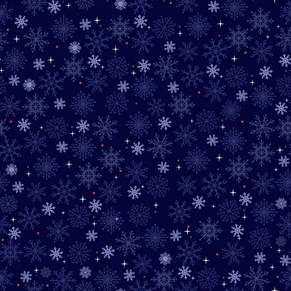 Christmas New Year Modern Universal Art Templates Pattern Dark Blue — Stock Vector