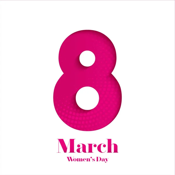 3月8日妇女日的设计 国际妇女庆祝会的妇女日矢量概念设计 文字的位置 传单或小册子模板图8 — 图库矢量图片