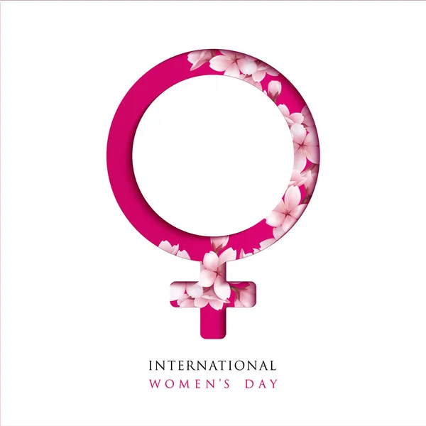 3月8日妇女日的设计 国际妇女庆祝会的妇女日矢量概念设计 文字的位置 传单或小册子模板图8 — 图库矢量图片