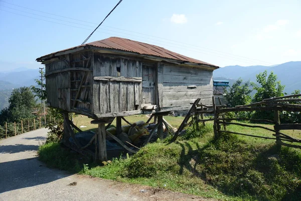 Gresun Turquía Agosto 2018 Vista Almacén Tradicional Madera Blacksea Serenti — Foto de Stock