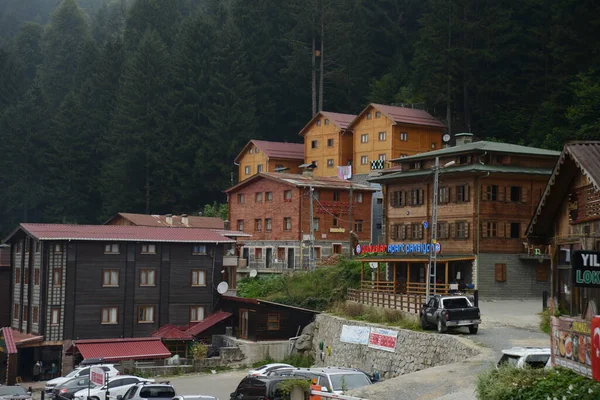 Rize Turkey August 2018 Általános Kilátás Híres Ayder Fennsík Camlihemsin — Stock Fotó