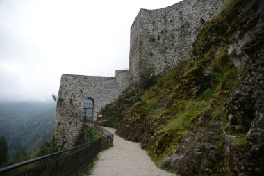 Sonbaharda Zilkale. Zilkale Rize tarihi bir şatoda..