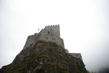 Sonbaharda Zilkale. Zilkale Rize tarihi bir şatoda..