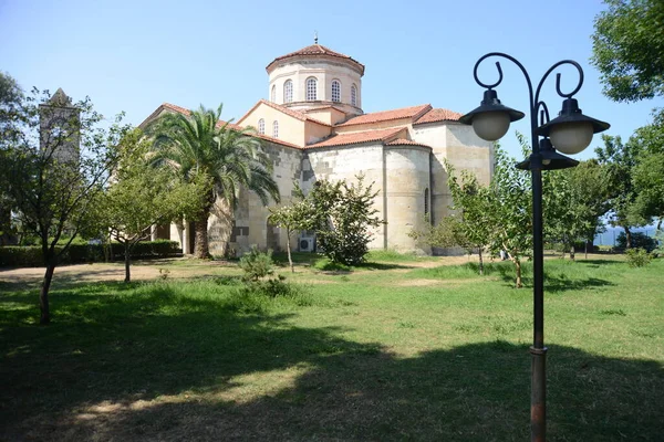 Trabzon Turkey Wrzesień 2018 Meczet Hagia Sophia Ayasofya Trabzon Turcja — Zdjęcie stockowe