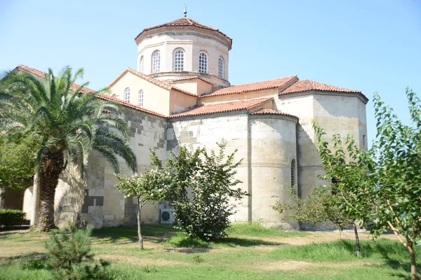 Trabzon Turquia Setembro 2018 Mesquita Hagia Sophia Ayasofya Trabzon Turquia — Fotografia de Stock