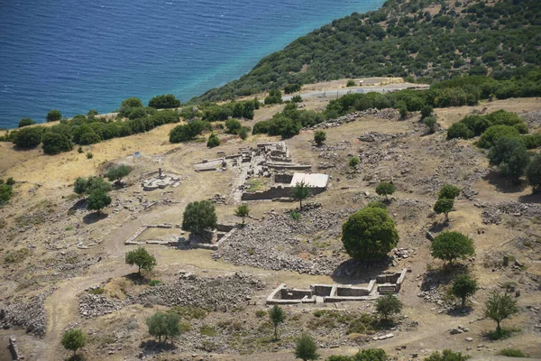 Tempel Der Athene Ruinen Des Athenatempels Der Antiken Stadt Assos — Stockfoto