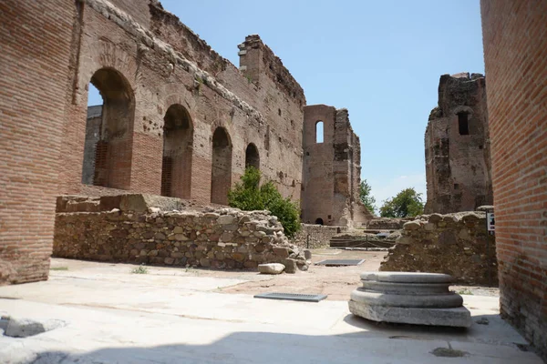 Pergamon Turchia Luglio 2018 Basilica Rossa Chiamata Anche Variamente Sala — Foto Stock