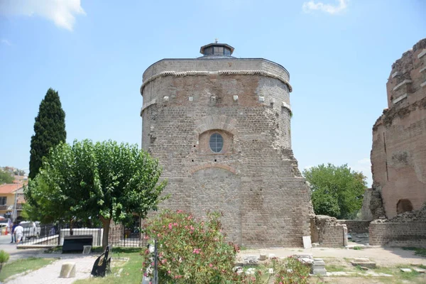 Pergamon Turkey Juli 2018 Straat Van Oude Stad Traditionele Handgemaakte — Stockfoto