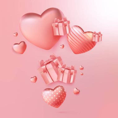 Mutlu Kadınlar Günü için sevgi sembolleri, Anneler Günü, Sevgililer Günü, mesaj için yeri olan doğum günü kartı..