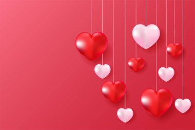 Mutlu Kadınlar Günü için sevgi sembolleri, Anneler Günü, Sevgililer Günü, mesaj için yeri olan doğum günü kartı..