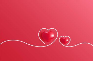 Mutlu Kadınlar Günü için sevgi sembolleri, Anneler Günü, Sevgililer Günü, mesaj için yeri olan doğum günü kartı..