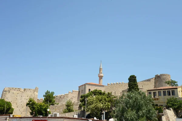 2018 Cesme Turkey Jly 2018 Old Ottoman Cesme Castle View — 스톡 사진