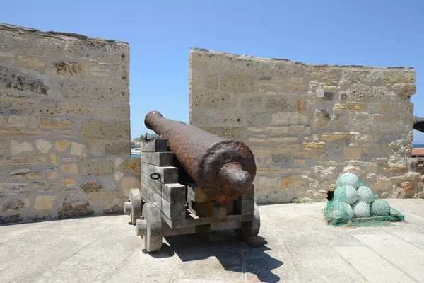 Cesme Turkey July 2018 Old Ottoman Cesme Castle View Cesme — Stock Photo, Image