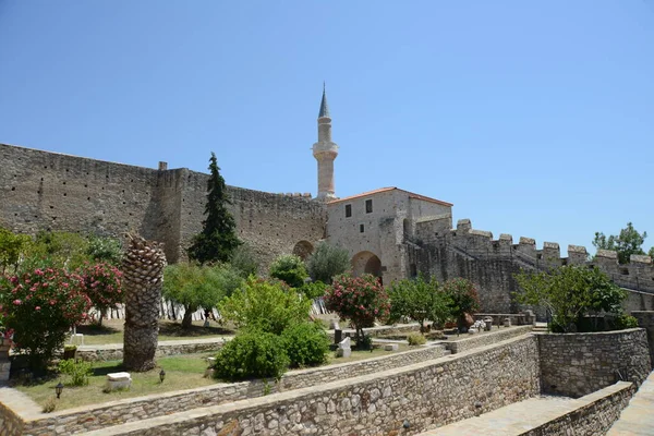 2018 Cesme Turkey Jly 2018 Old Ottoman Cesme Castle View — 스톡 사진