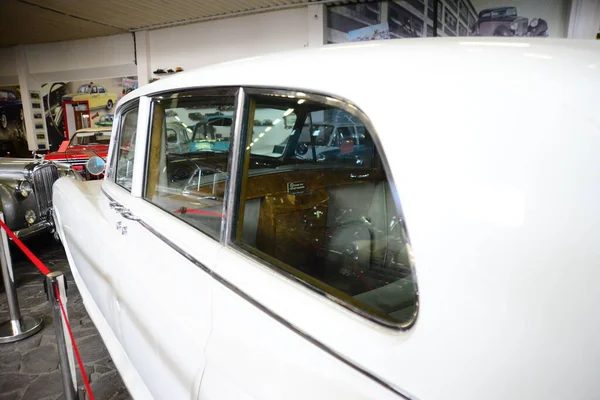 Zaporizhia Ukraine March 2019 Front View Varicolored Cars Museum Soviet — Stock Photo, Image