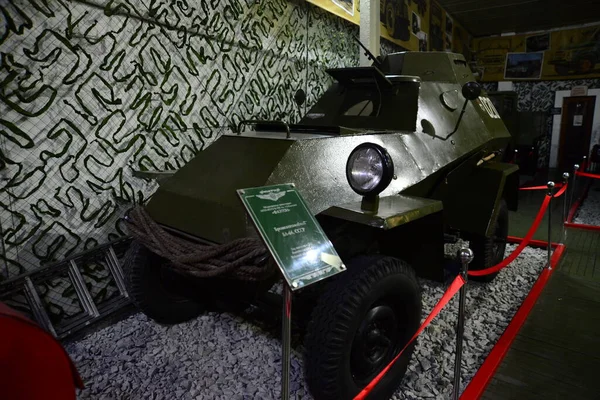 Запорижия Украина Марта 2019 Года Старые Военные Автомобили Музее Старинных — стоковое фото