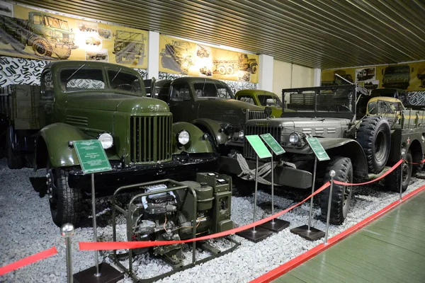 Zaporizhia Ukraine March 2019 Old Military Cars Faeton Museum Vintage — Stock Photo, Image