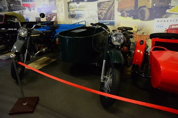 Zaporizhia Ukrajina Března 2019 Pohled Zepředu Výstavu Motocyklů Muzeu Staré — Stock fotografie