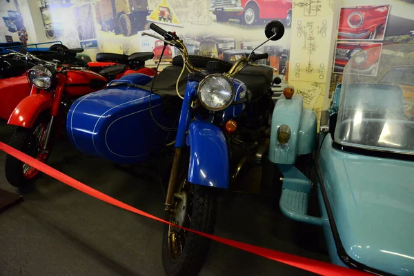 Zaporizhia Ukraine March 2019 Front View Exhibition Motorbikes Museum Vintage — Stock Photo, Image