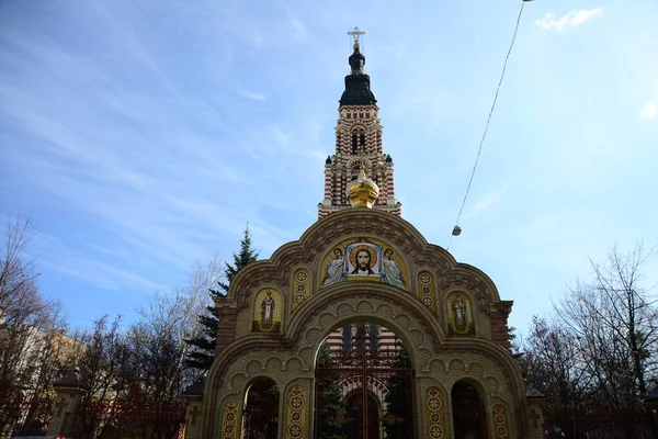 Kharkiv Ukraine Mars 2019 Cathédrale Annonciation Est Une Des Hautes — Photo