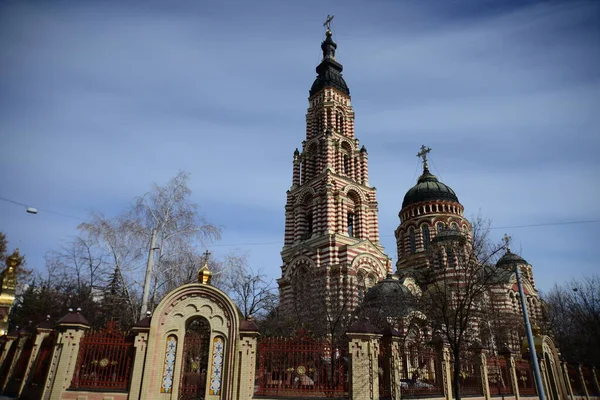 Kharkiv Ukraine March 2019 Annunciation Cathedral One Tallest Orthodox Churches — Stock Photo, Image