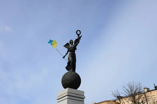 Kharkiv Ukraine Mars 2019 Monument Indépendance Nommé Ukraine Volante Situé — Photo