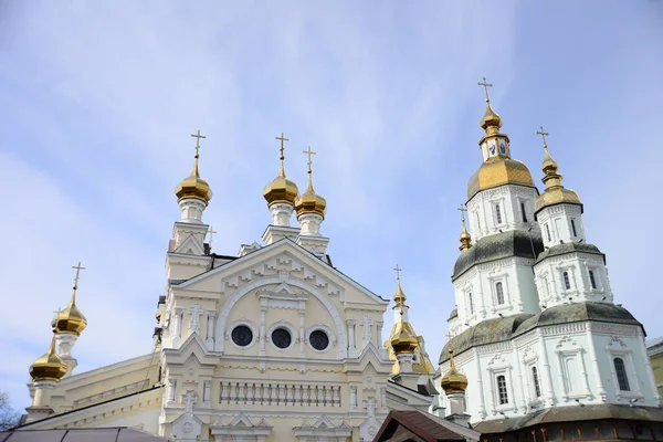 哈尔科夫 Ukraine 2019年3月29日 圣波洛夫斯基修道院 与波洛夫斯基主教座堂同名 乌克兰哈尔科夫 — 图库照片