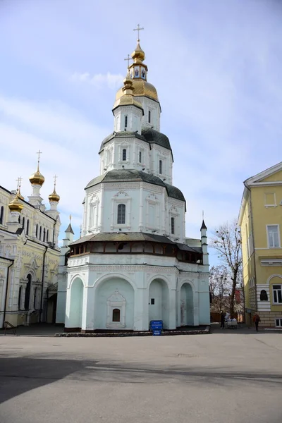 Kharkiv Ukraine Mars 2019 Pokrovskij Kloster Och Samma Namn Som — Stockfoto