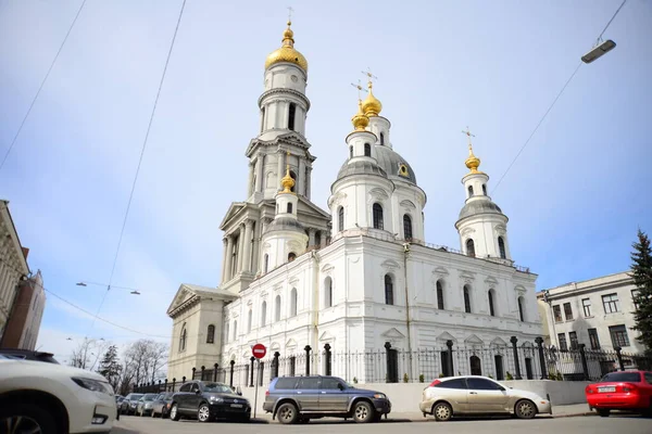 Kharkiv Ukraine March 2019 Assumption Dormition Cathedral Kharkiv Ukraine Winter — Stock Photo, Image