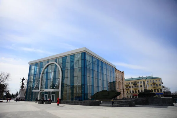 Kharkov Ukrajina Března 2019 Budova Charkovského Historického Muzea Nový Moderní — Stock fotografie