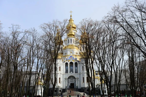 Kharkiv Ucrânia Março 2019 Fontes Cidade Centro Histórico Fonte Fluxo — Fotografia de Stock