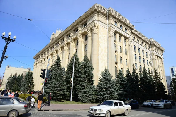 Kharkiv Ucraina Marzo 2019 Edificio Dell Amministrazione Statale Della Regione — Foto Stock