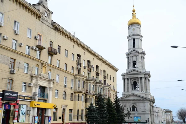 Kharkiv Ukraine Mars 2019 Assomption Dormition Cathédrale Kharkiv Ukraine Journée — Photo