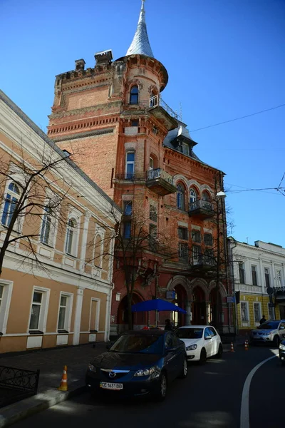 Kyiv Ukraine Avril 2019 Château Baron Steingel Maison Chevalier Kiev — Photo