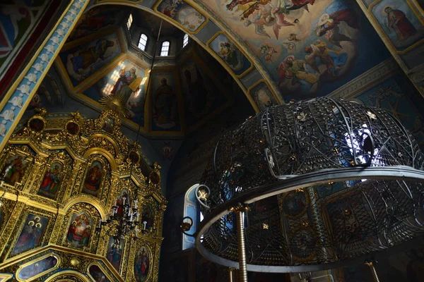 Kyiv Ukraine April 2019 Decorative Interior Michael Golden Domed Monastery — Stock Photo, Image