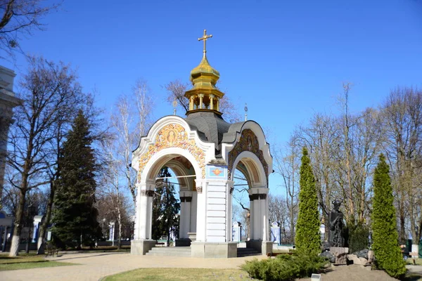 Kyiv Ucraina Aprile 2019 Cappella Del Monastero San Michele Sul — Foto Stock