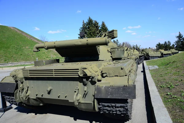 Kyiv Ukraine April 2019 Lokala Konfliktmuseet Krigsmaskiner Från Andra Världskriget — Stockfoto