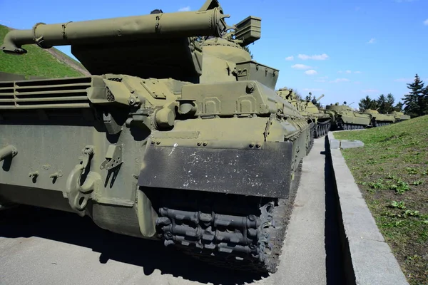 Kyiv Ukraine April 2019 Lokala Konfliktmuseet Krigsmaskiner Från Andra Världskriget — Stockfoto
