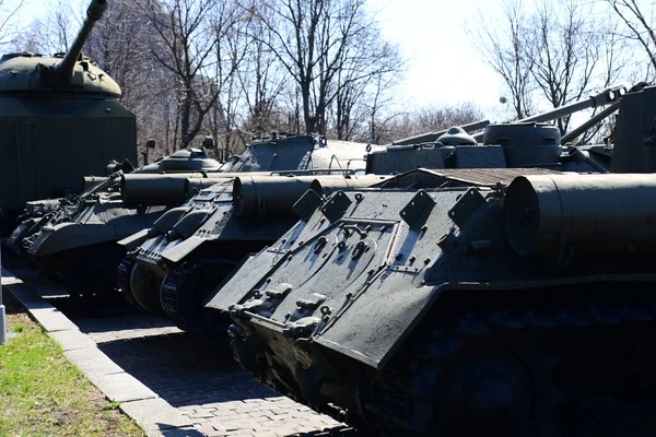 Kyiv Ucraina Aprile 2019 Museo Dei Conflitti Locali Macchine Guerra — Foto Stock