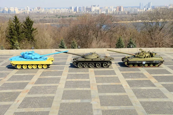 Kyiv Ucrania Abril 2019 Museo Conflictos Locales Máquinas Guerra Segunda — Foto de Stock