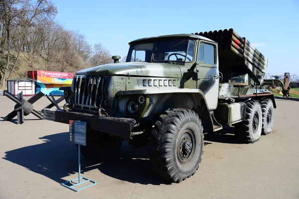 Киев Украина Апреля 2019 Года Музей Локальных Конфликтов Военные Машины — стоковое фото