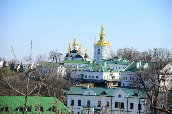 Kyiv Ukraine April 2019 Detailed View Orthodox Church Pechersk Lavra — Stock Photo, Image