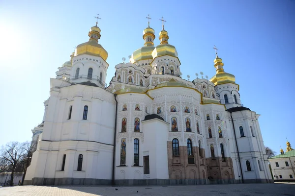 Kyiv Ukraine April 2019 Gedetailleerde Weergave Van Orthodoxe Kerk Het — Stockfoto